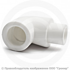 Угольник PP-R белый внутренняя-наружная пайка Дн 25 90гр для труб VALFEX