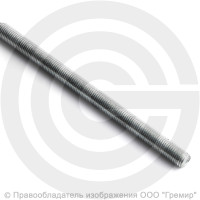 Шпилька стальная оцинкованная М18х2000 усиленная Роскреп Шпилька стальная оцинкованная М18х2000 усиленная Роскреп