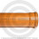 Труба НПВХ канализационная коричневая Дн 110х3,2 б/нап L=0,6м в/к SN4 Хемкор