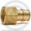 Муфта латунная для PE-X труб Дн 25-3/4" ВР (ВН) GX109 Giacomini
