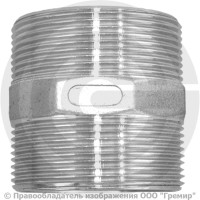 Ниппель нержавеющий AISI 304 переходной Ду 20-15 (3/4"-1/2") Ниппель нержавеющий AISI 304 переходной Ду 20-15 (3/4"-1/2")