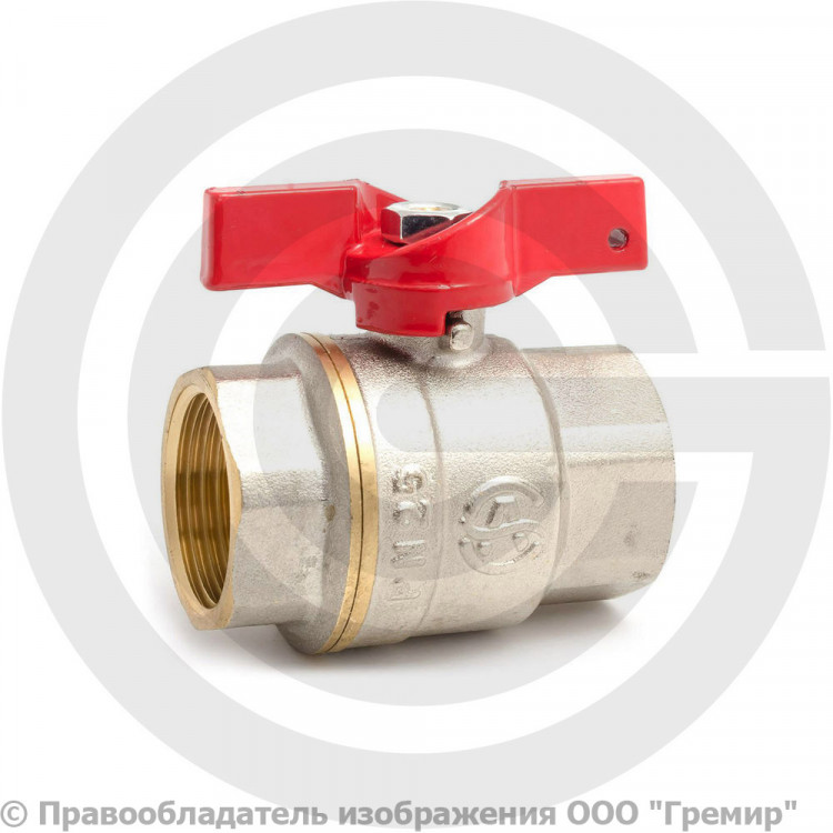 Кран шаровый Aquasfera Euro 1002 Ду-25 (1") Ру-25 ВР (ВН) муфтовый ...