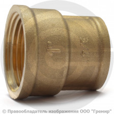 Муфта латунная переходная ВР (ВН) Ду 50-40 (2"-1 1/2") LD