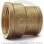 Муфта латунная переходная ВР (ВН) Ду 50-40 (2"-1 1/2") LD
